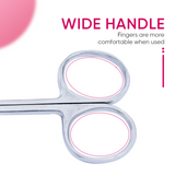 4.5 Inch Multifunctional Curve Scissors with an Extra Fine Blade and Wide handle