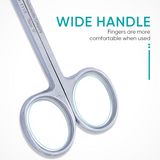 Multifunctional Straight Scissors with an Extra Fine Blade and Wide Handle