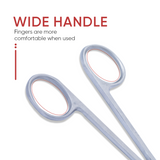 Multifunctional Curved Tips Scissors with an Extra Fine Blade and Wide handle