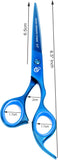 Professional Hair Scissors 6.5 Inch with Rozer Edge Sharp Blades, 440C Steel Hair Cutting Scissors with Elegant Sheath, Adjustable Screw